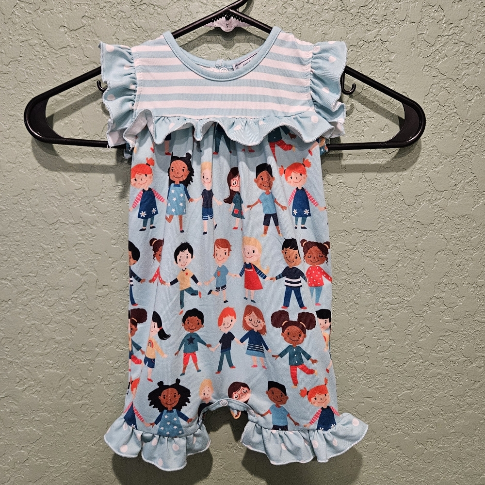 Baby Girl Little Millie Friends Kids Romper Size 6 Months